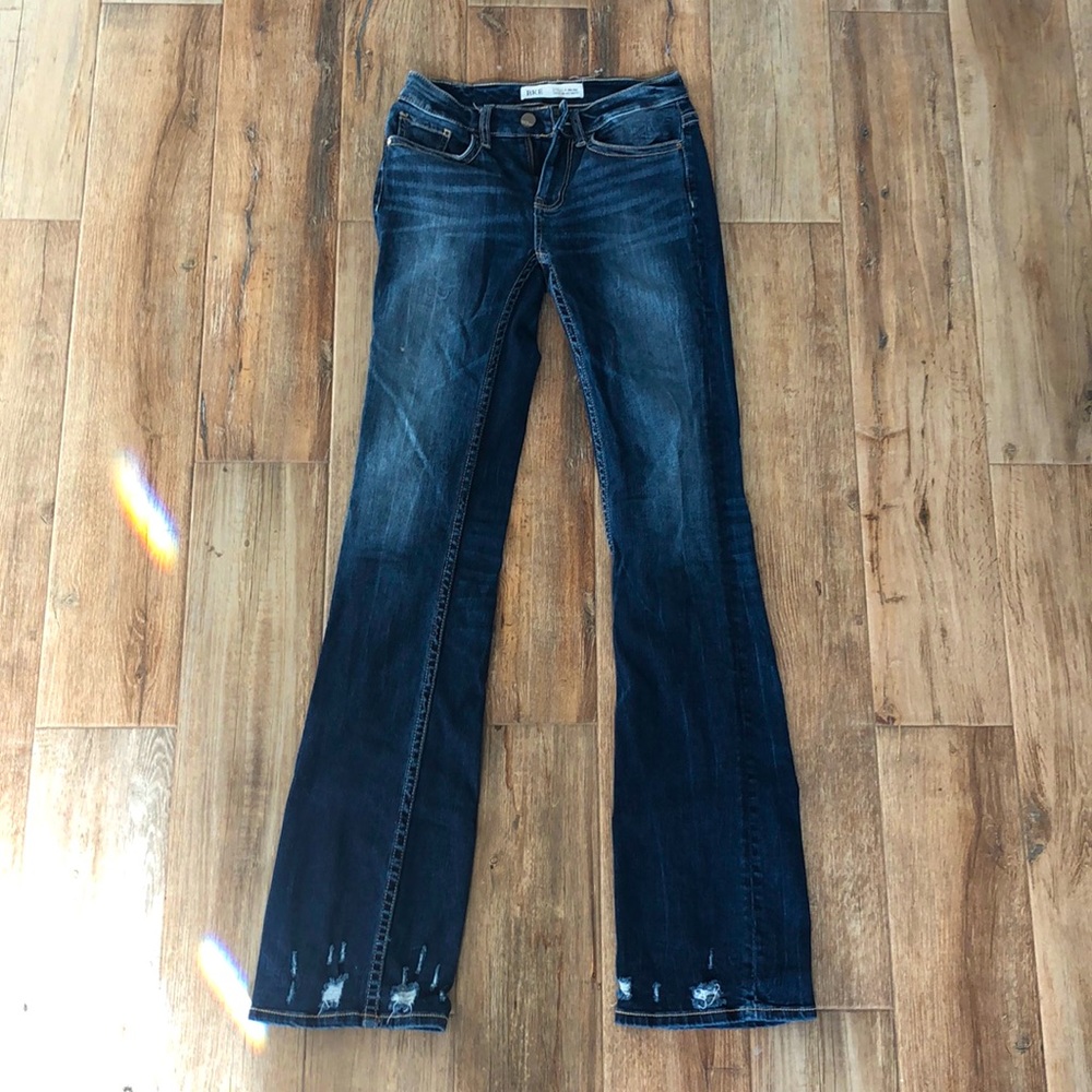 Stella mid-rise slim fit boot cut jeans - size 25